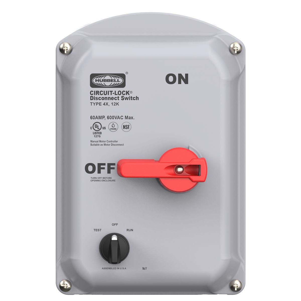 Hubbell Wiring Device-Kellems HBLDS100RCJ Enclosed Rotary Disconnects