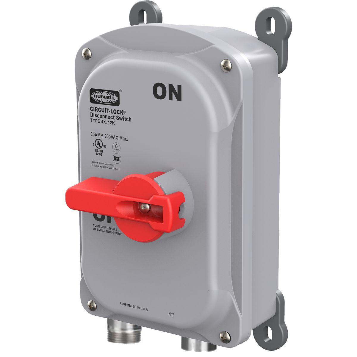 Hubbell Wiring Device-Kellems HBLDS30TMQR2 Enclosed Rotary Disconnects