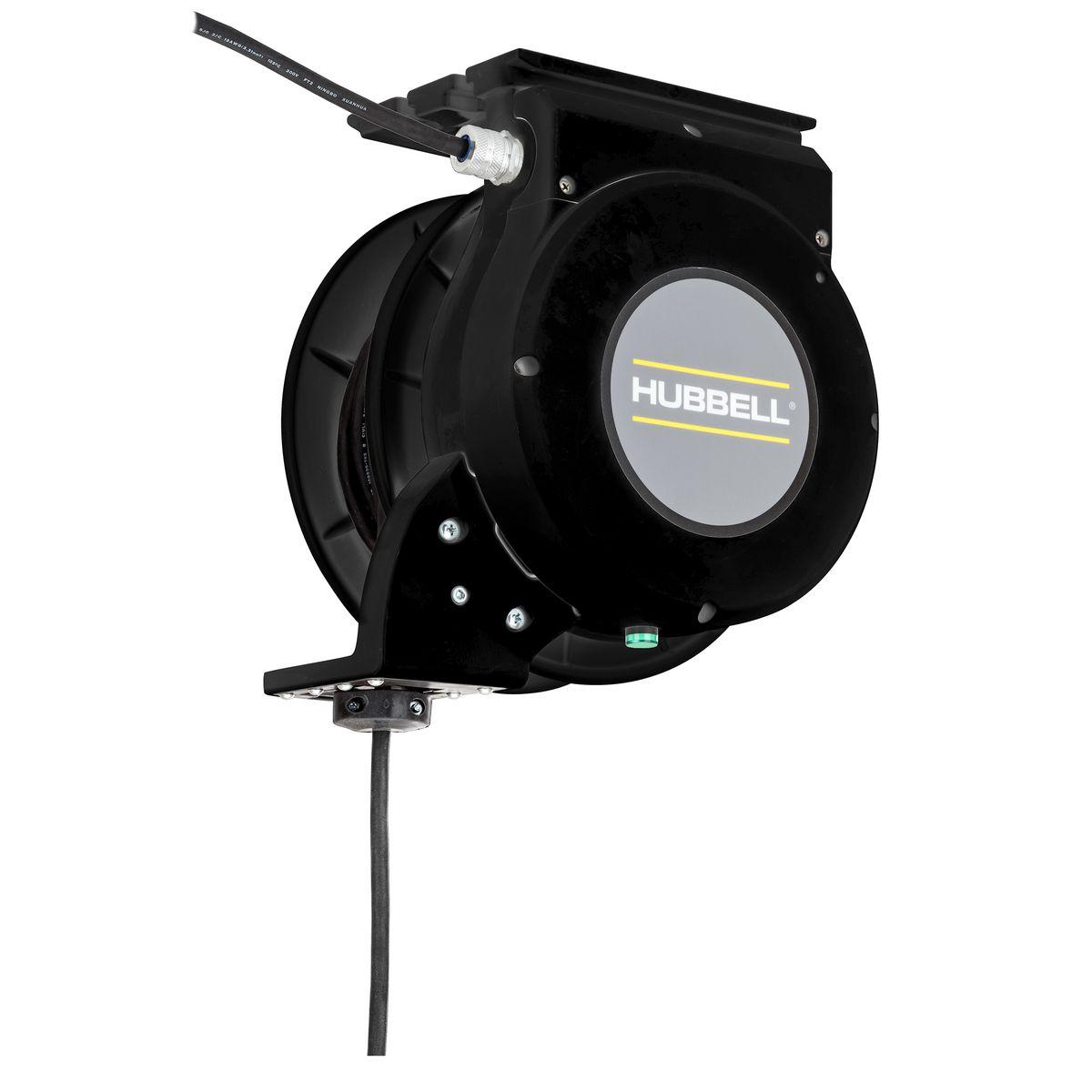 Hubbell Wiring Device-Kellems HBLM25123BLK Extension Cord Reels - Retracting