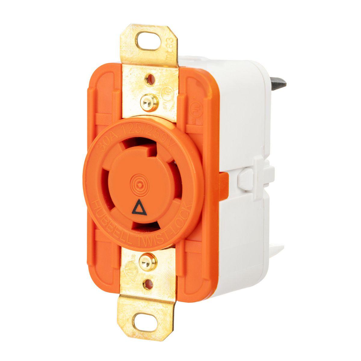 Hubbell Wiring Device-Kellems IG2710ST Locking Receptacles