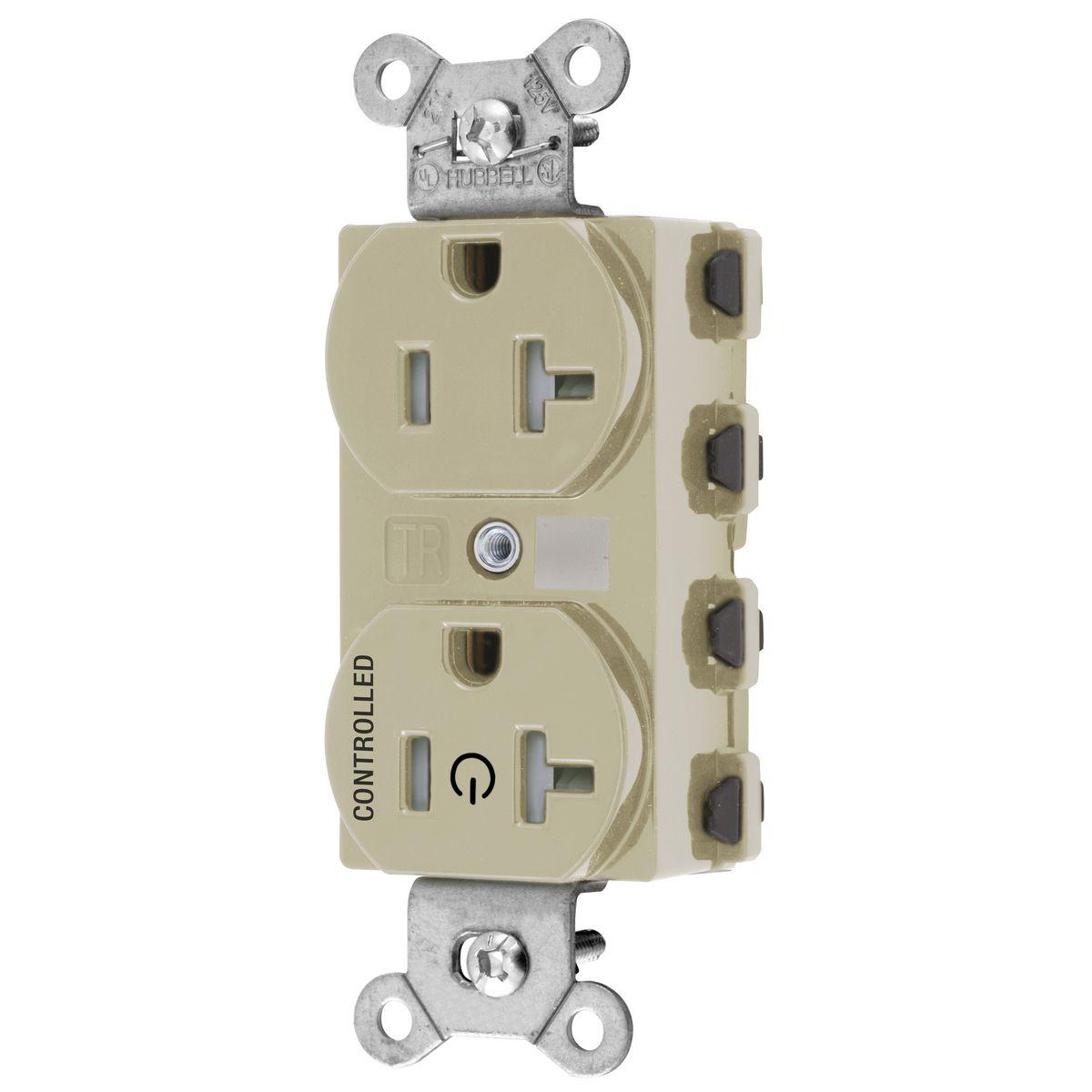 Hubbell Wiring Device-Kellems SNAP5362C1ITRA Straight Blade Receptacles