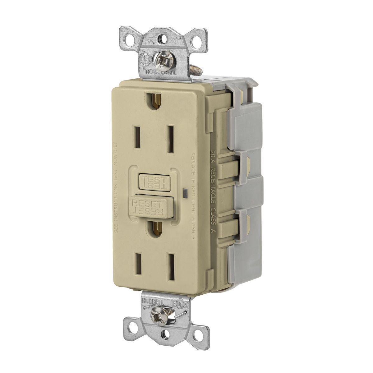 Hubbell Wiring Device-Kellems SNAPGF15I GFCI Receptacles