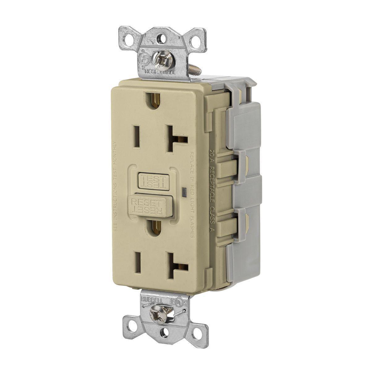 Hubbell Wiring Device-Kellems SNAPGF20I GFCI Receptacles