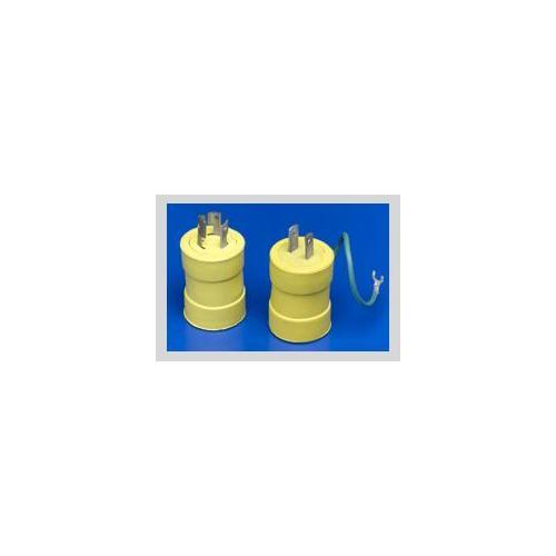 Woodhead® Super-Safeway® 1705 130151 Male-Female Plug Adapter, 125 V AC, 50 A